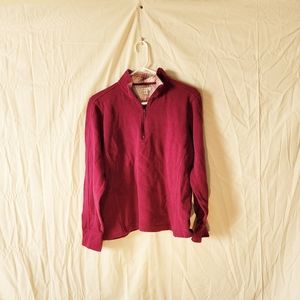 Orvis Magenta Henley Sweater